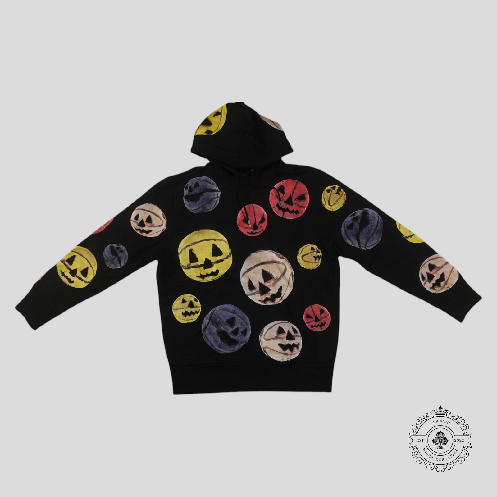 Givenchy X Josh Smith Jack-O-Lantern Basketball Hoodie in Black