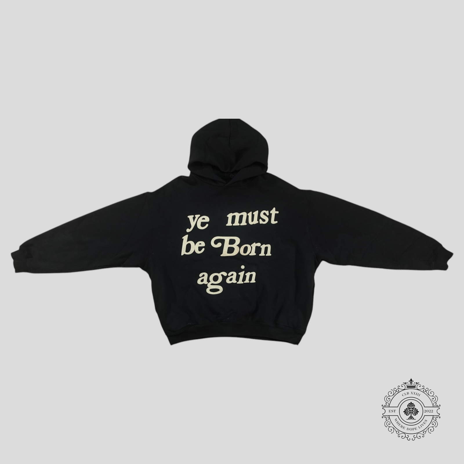 Cactus Plant Flea Market Ye Must Be Born Again Hoodie in Black