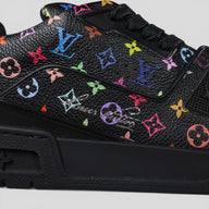 Louis Vuitton X Takashi Murakami LV Trainer Sneaker in Black
