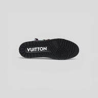 Louis Vuitton X Takashi Murakami LV Trainer Sneaker in Black