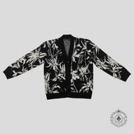 Louis Vuitton Thistle Jacquard Cardigan in Black