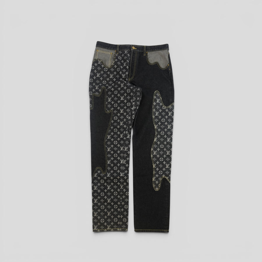 Louis Vuitton X Nigo Monogram Crazy Denim Jeans in Black — authenticated Louis Vuitton at CLB XXIII