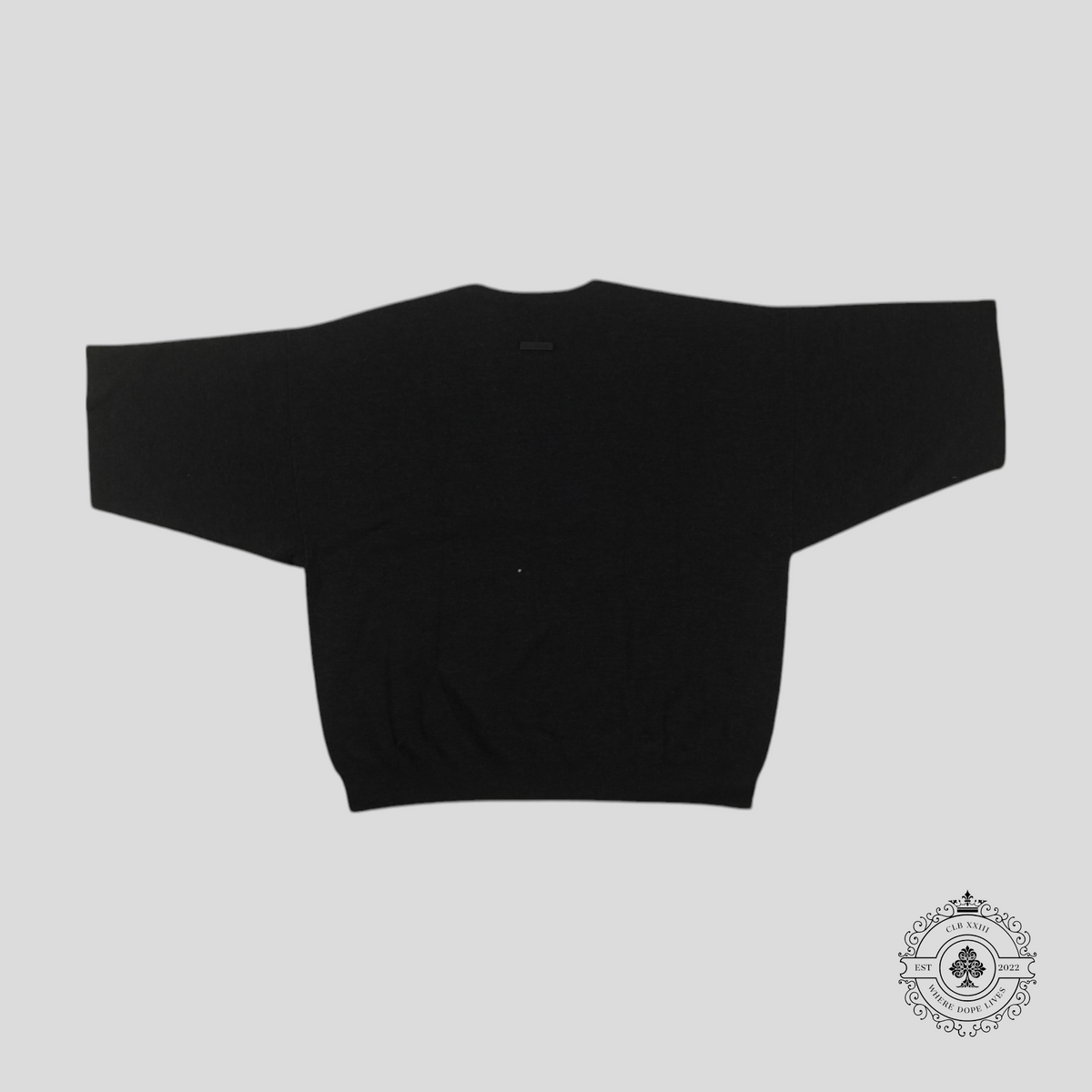 Fear Of God Essentials Eternal Wool Short Sleeve Sweater in Black