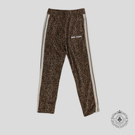 Palm Angels Fuzzy Leopard Print Trackpants