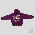 Cactus Plant Flea Market Ye Must Be Born Again Hoodie in Purple