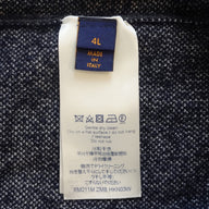 Louis Vuitton Distressed Flock Monogram Sweater in Navy