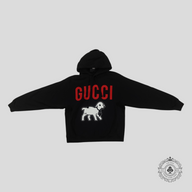 Gucci Lamb Hoodie in Black