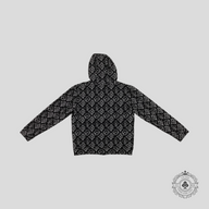 Louis Vuitton x NBA Strategic Flowers Quilted Zip Up Hoodie in Black