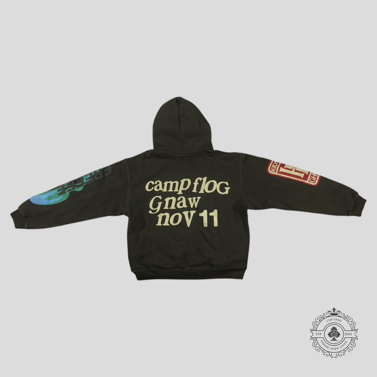 Kanye West Kids See Ghosts "Lucky Me" Hoodie in Grey
