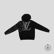 Louis Vuitton LV Planes Printed Hoodie in Black