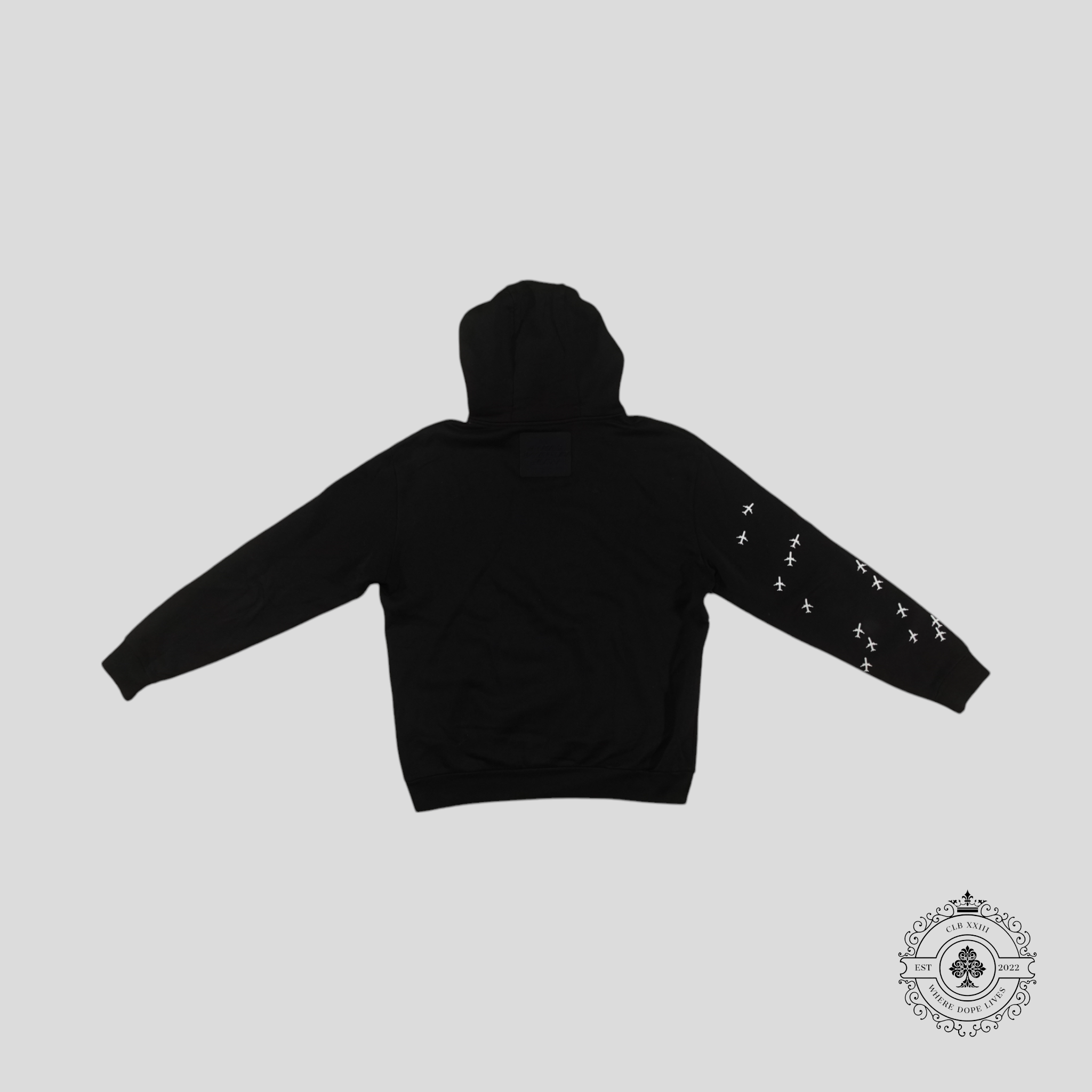 Louis Vuitton LV Planes Printed Hoodie in Black