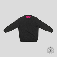 Louis Vuitton Half Monogram Cashmere Sweater in Grey/Pink