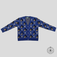 Gucci X Disney Wool Intarsia Cardigan in Blue