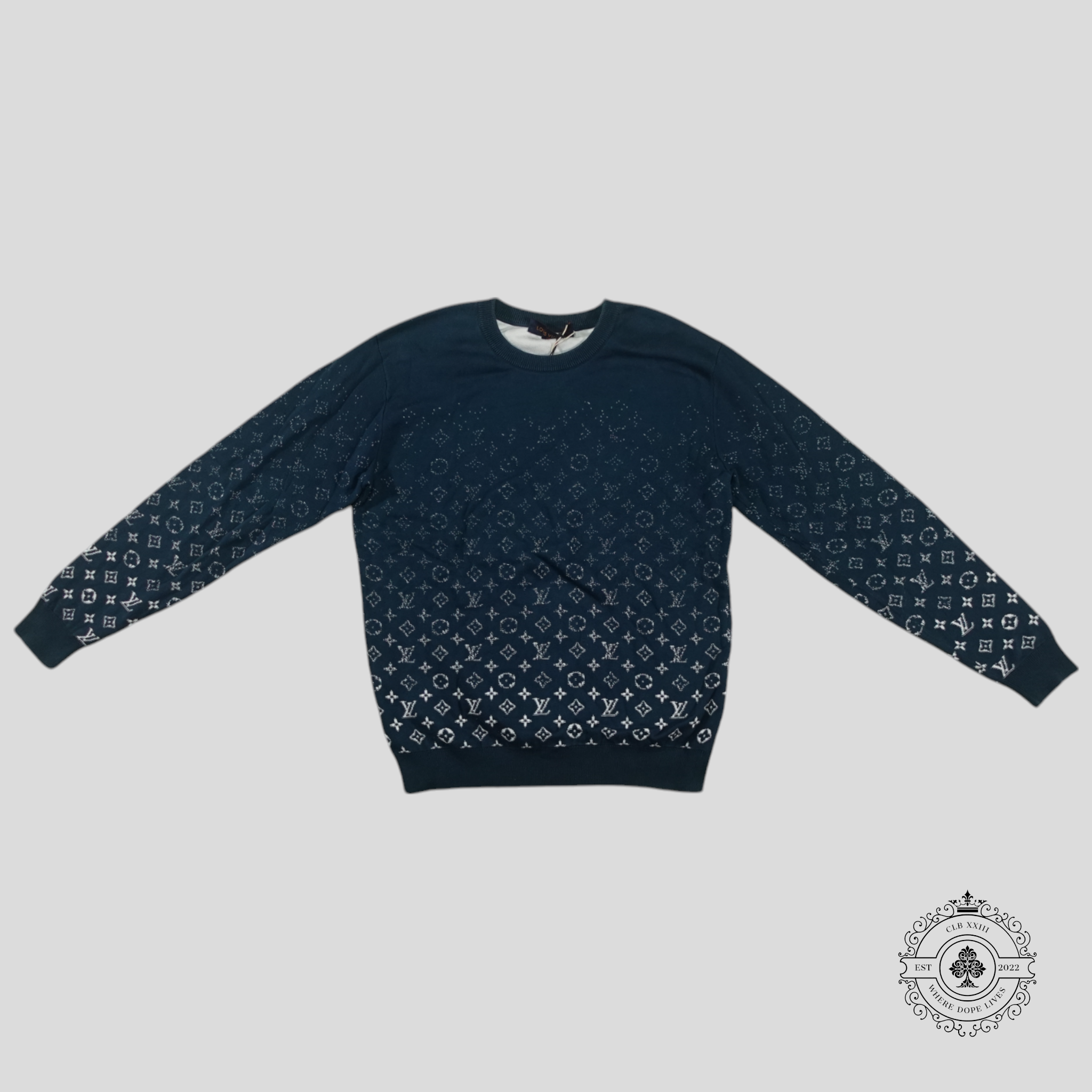 Louis Vuitton Monogram Degrade Knitwear in Navy