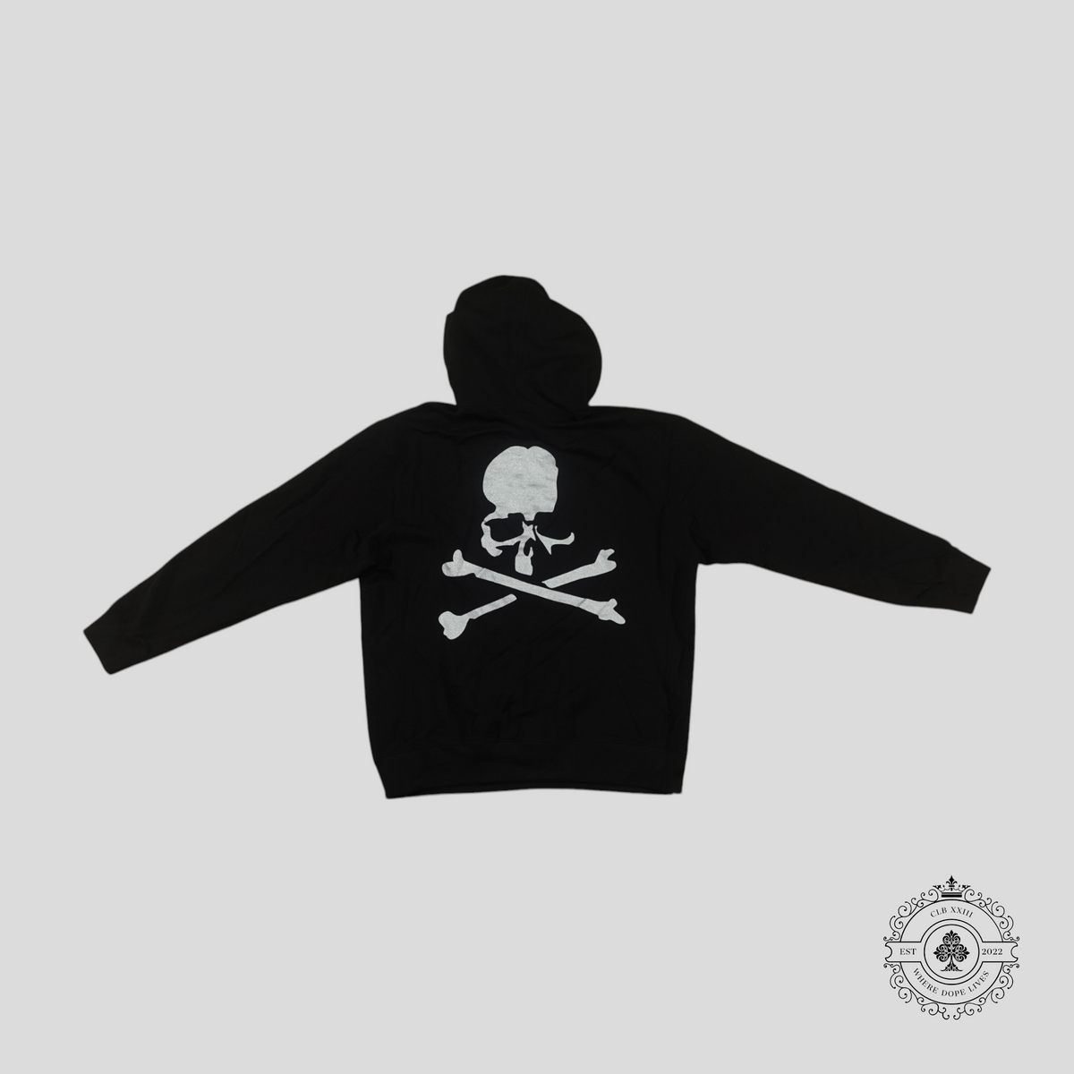Mastermind World Glitter Logo Hoodie in Black