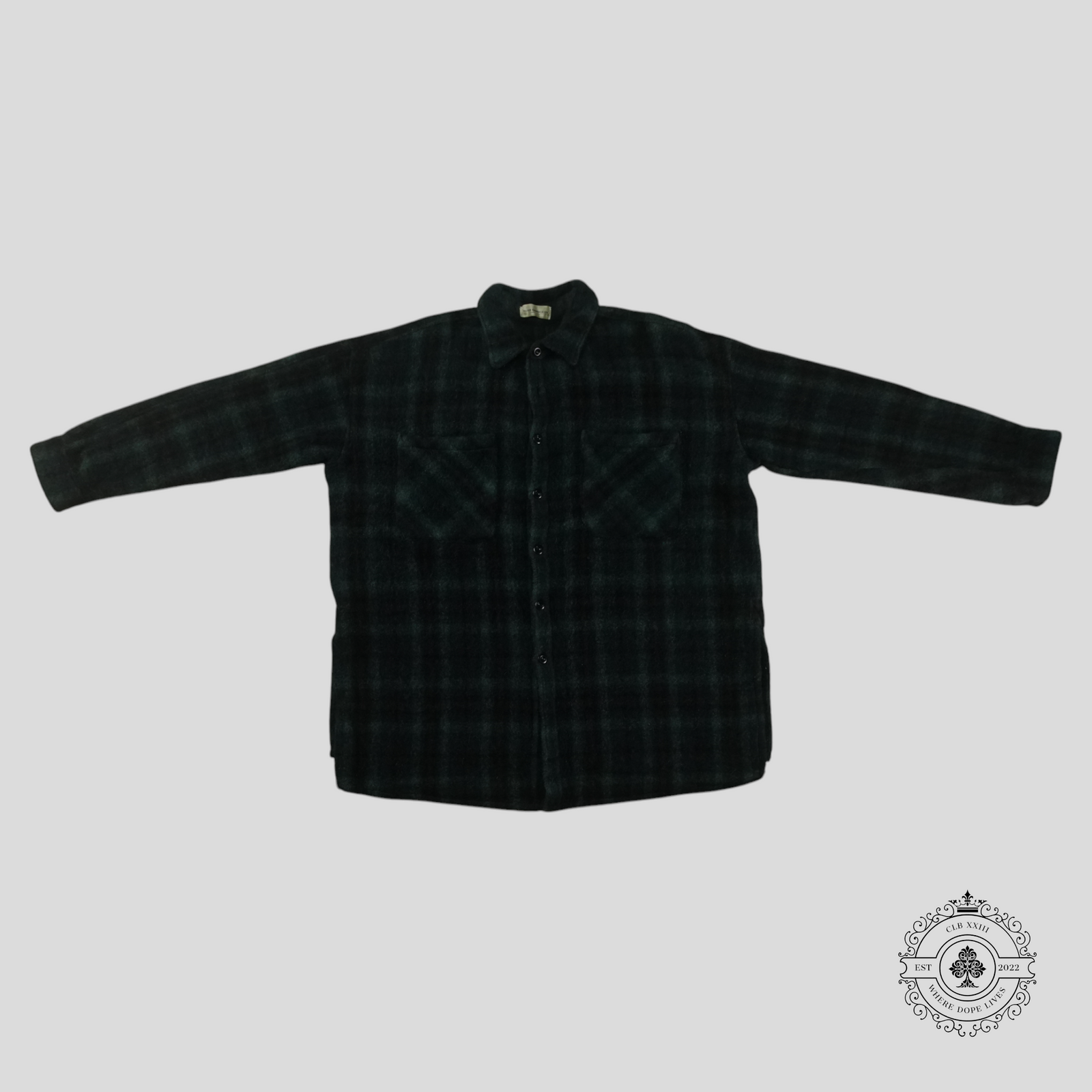 Faith Connexion Flannel Overshirt in Green