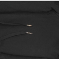 Chrome Hearts Leather Cross Patch Spike Pendant Drawstring Sweatpants in Black