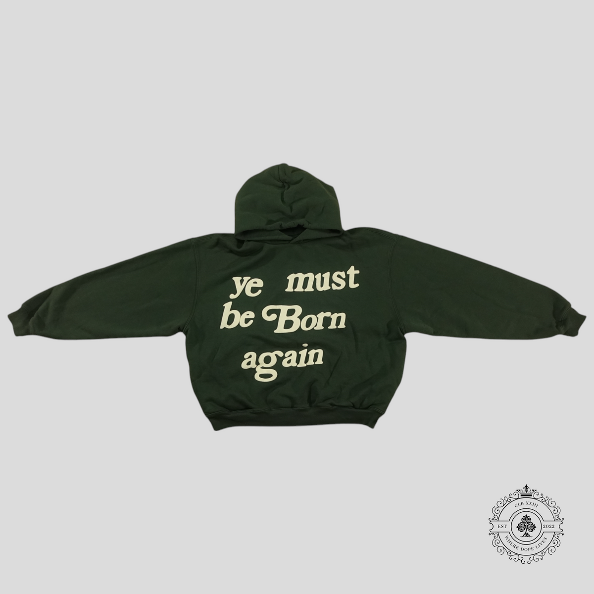 Cactus Plant Flea Market Ye Must Be Born Again Hoodie in Green