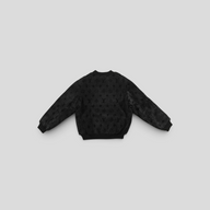 Louis Vuitton Monogram Shearling Crewneck in Grey