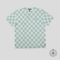 Louis Vuitton Damier Monogram T-Shirt in White/Green