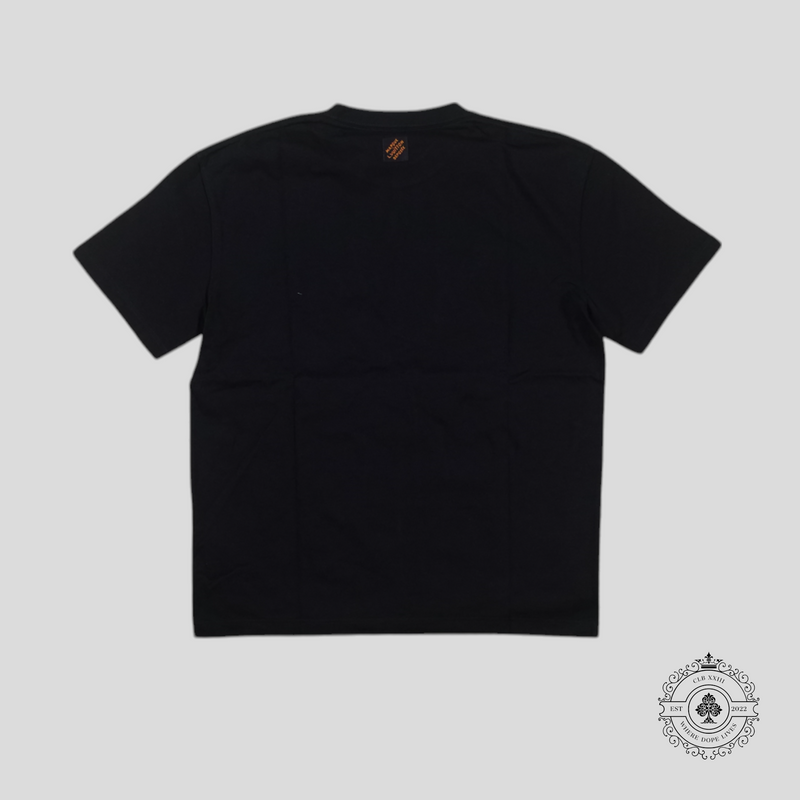 Louis Vuitton LV Lovers Embellished T-Shirt in Black