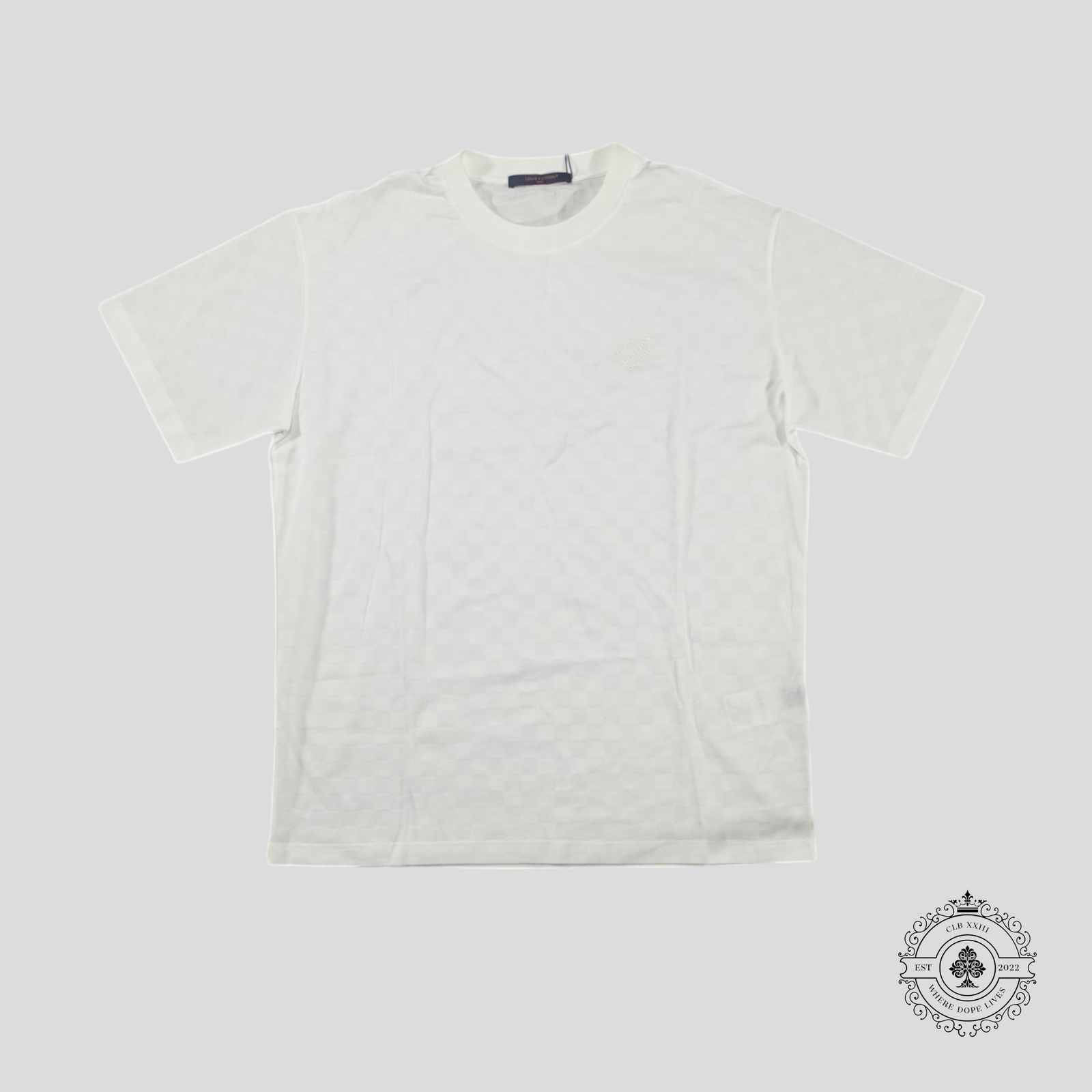 Louis Vuitton Damier Signature T-Shirt in White