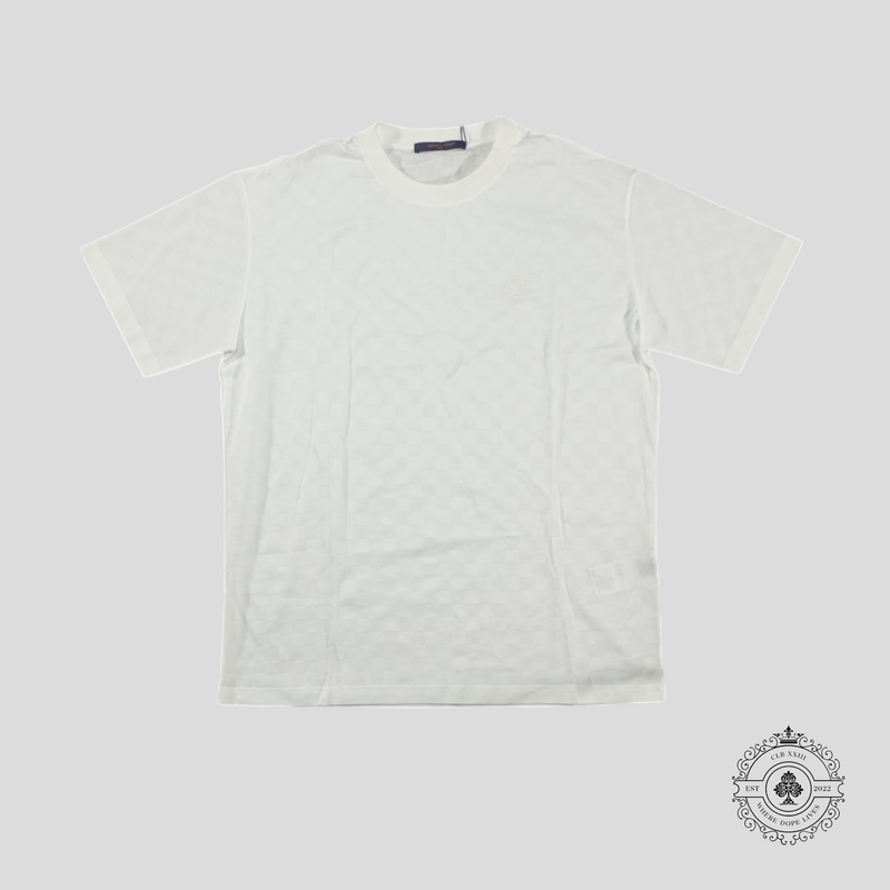 Louis Vuitton Damier Signature T-Shirt in White