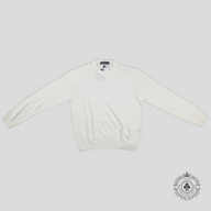 Louis Vuitton Monogram Pointelle Pullover in White