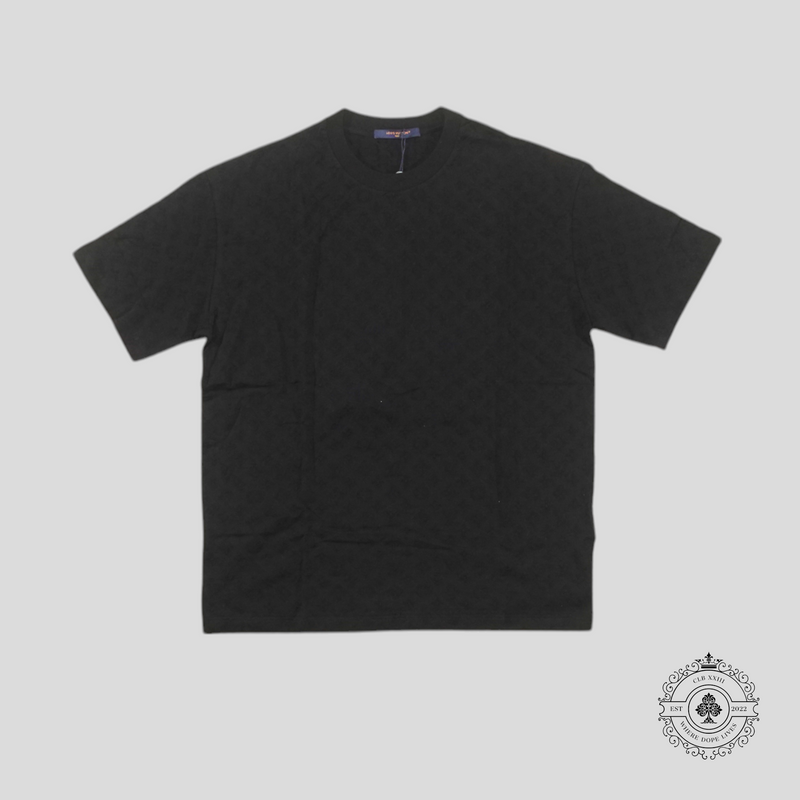 Louis Vuitton Monogram Fil Coupe T-Shirt in Black