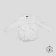 Louis Vuitton Monogram Long Sleeve Button Up in White