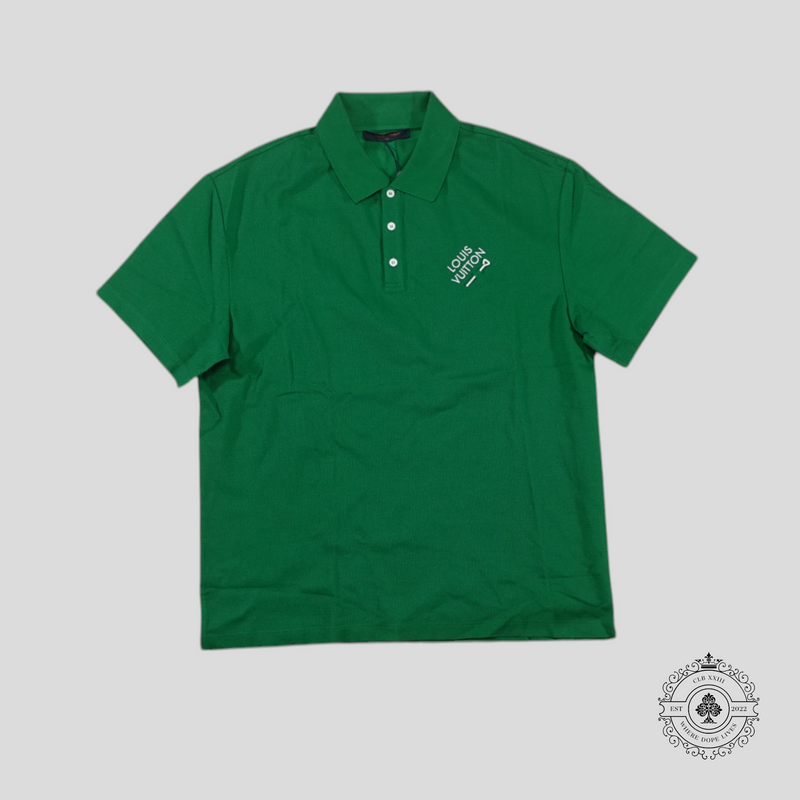 Louis Vuitton Signature Polo with Embroidery in Green