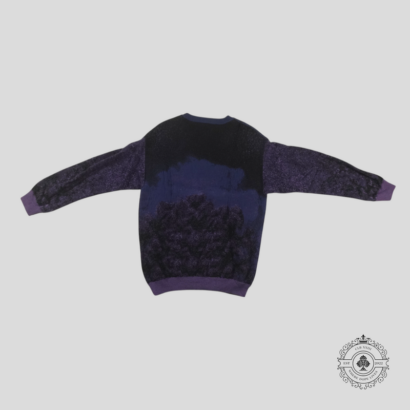 Louis Vuitton Wizard of Oz Brick Road Jacquard Sweater in Purple