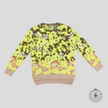 Dior Floral Intarsia Knit Long Sleeve Shirt in Green/Brown