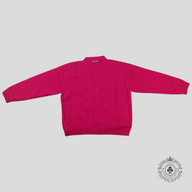 Vetements Embellished Buttons Alpaca Wool Cardigan in Hot Pink