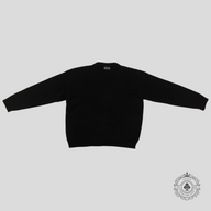Vetements Embellished Buttons Alpaca Wool Cardigan in Black