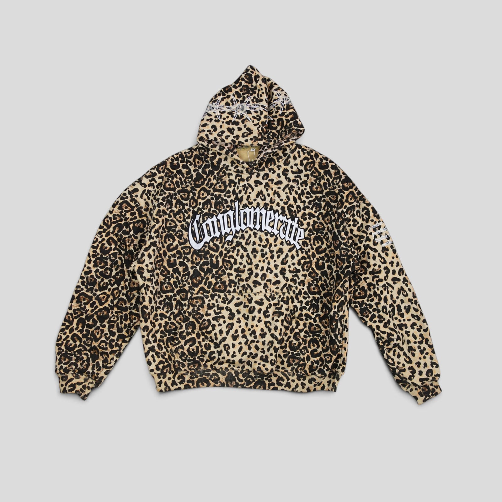 Conglomerate Clothing Leopard Print Hoodie
