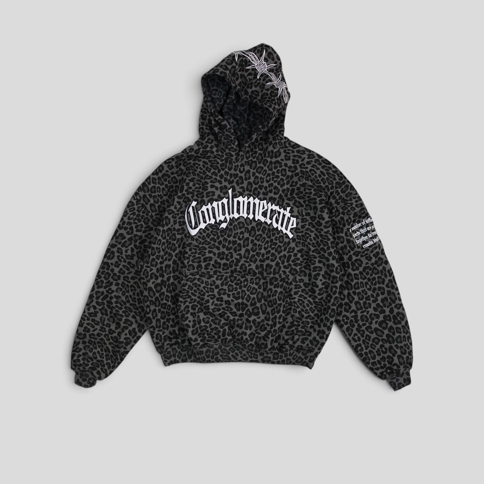Conglomerate Clothing Black Panther Print Hoodie