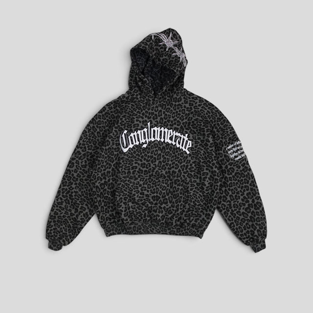 Conglomerate Clothing Black Panther Print Hoodie