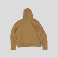 Ralph Lauren Knitted Pullover Hoodie in Carmel - X-Large