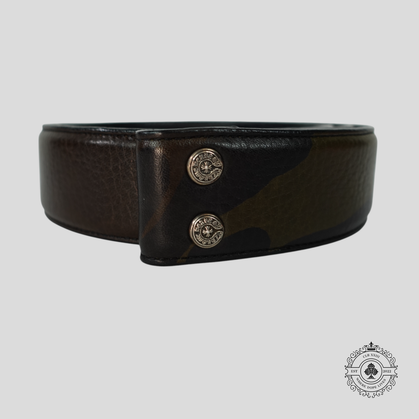 Chrome Hearts Army Fatigue Belt Strap in Camo