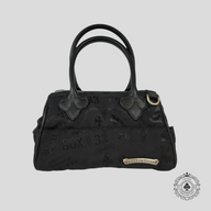 Chrome Hearts Multi Motif Nylon Mini Handbag in Black