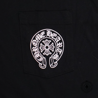 Chrome Hearts London Exclusive Horseshoe Pocket Tee in Black