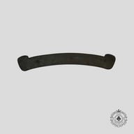 Chrome Hearts Scroll Logo Plaque in Silver