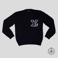 Louis Vuitton LV Intarsia Sweater in Navy Blue