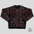 Louis Vuitton Monogram Jacquard Sweatshirt in Grey/Pink