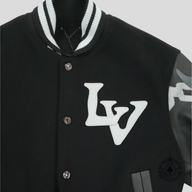 Louis Vuitton Chains Camo Varsity Jacket in Black