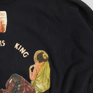 Kanye West Jesus Is King Cross Crewneck in Black