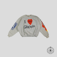 Kanye West X Cactus Plant Flea Market I Feel Ghosts Crewneck in Grey