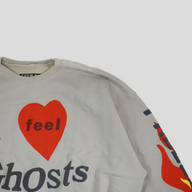 Kanye West X Cactus Plant Flea Market I Feel Ghosts Crewneck in Grey