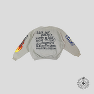 Kanye West X Cactus Plant Flea Market I Feel Ghosts Crewneck in Grey